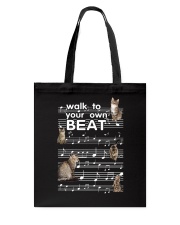 Cat Music Tote Bag thumbnail