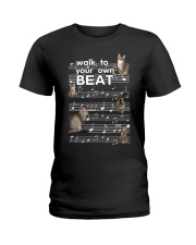 Cat Music Ladies T-Shirt thumbnail