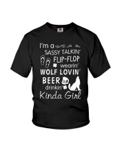 Wolf Sassy Talking Youth T-Shirt thumbnail