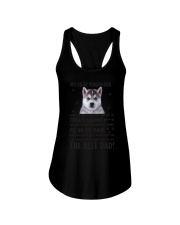 Human Dad Siberian Husky Ladies Flowy Tank thumbnail