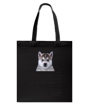 Human Dad Siberian Husky Tote Bag thumbnail