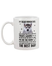 Human Dad Siberian Husky Mug back