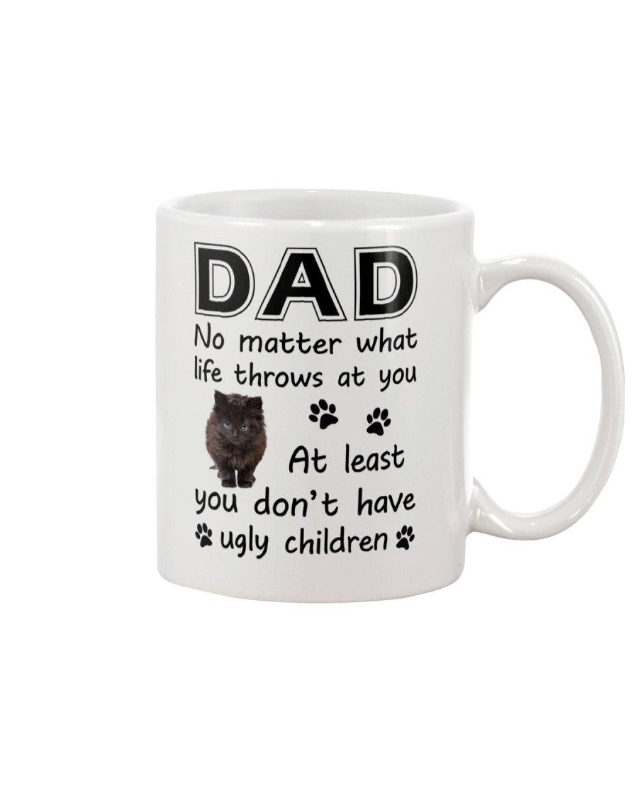 Dad Black Cat Mug