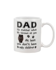 Dad Black Cat Mug front