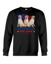 4th July Labrador Retriever Crewneck Sweatshirt thumbnail