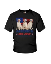 4th July Labrador Retriever Youth T-Shirt thumbnail