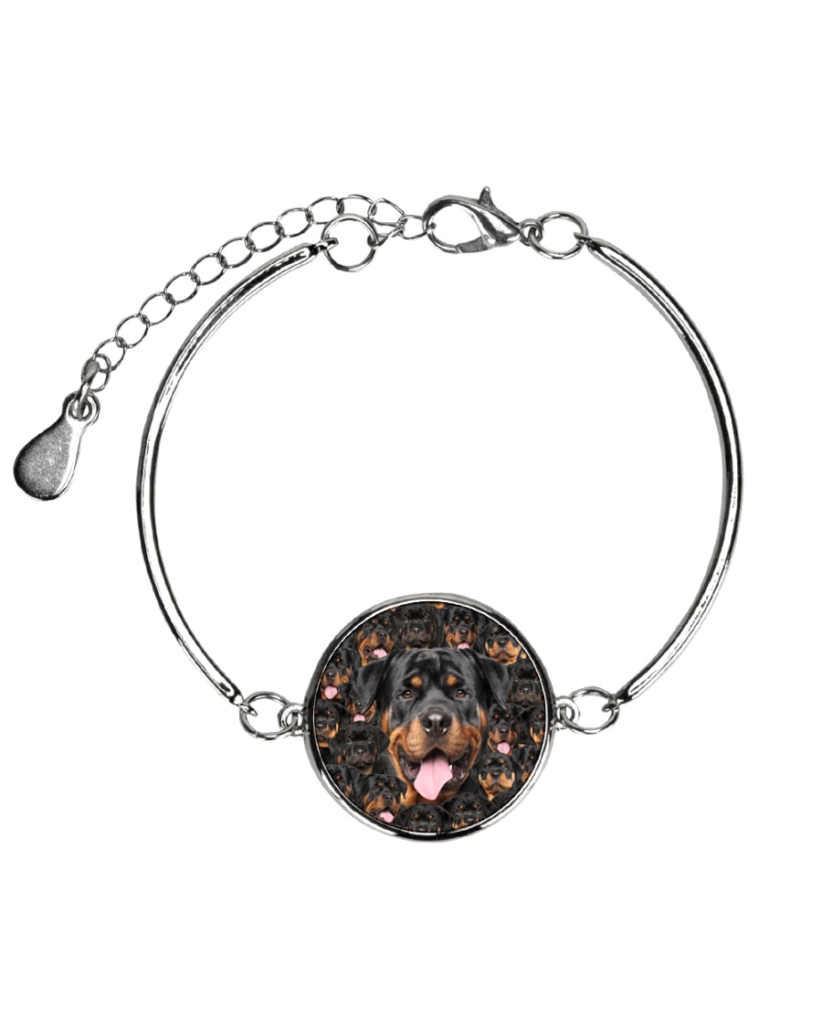 Rottweiler Amazing Metallic Circle Bracelet