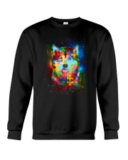 Siberian Husky Autism Crewneck Sweatshirt thumbnail