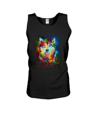 Siberian Husky Autism Unisex Tank thumbnail