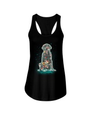 Phoebe - Golden Retriever Flower - 12418 Ladies Flowy Tank thumbnail