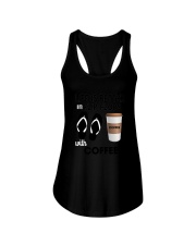 Flip Flops Coffee Ladies Flowy Tank thumbnail