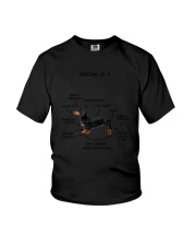 Dachshund Anatomy Youth T-Shirt thumbnail