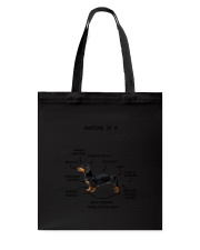 Dachshund Anatomy Tote Bag thumbnail