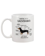 Dachshund Anatomy Mug back