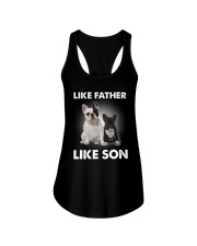 French Bulldog Like Father Like Son Ladies Flowy Tank thumbnail