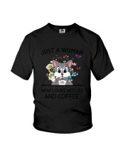 Coffee And Wolves Youth T-Shirt thumbnail