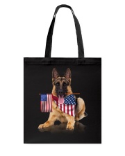 Flag German Shepherd Tote Bag thumbnail
