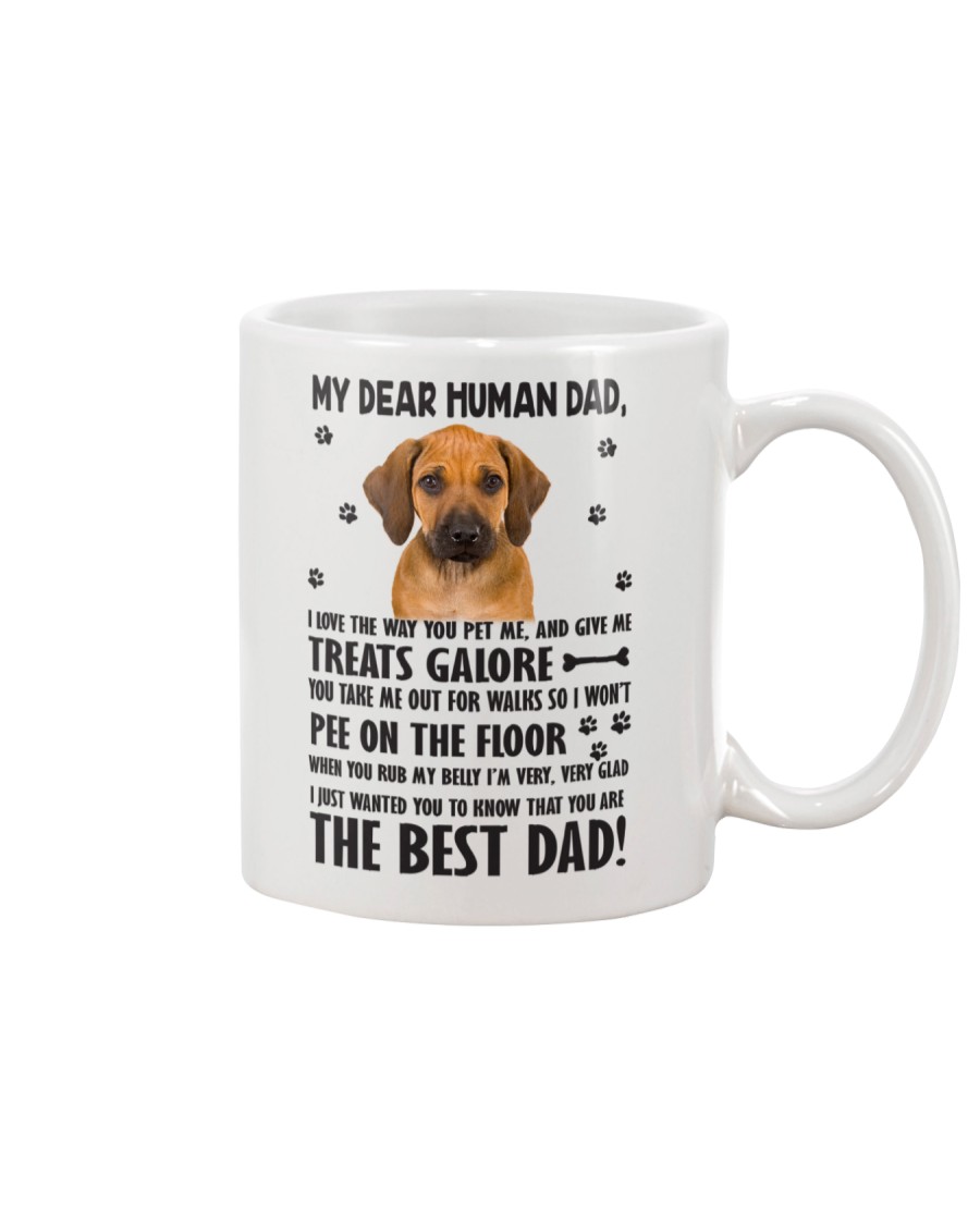 Human Dad Rhodesian Ridgeback Mug