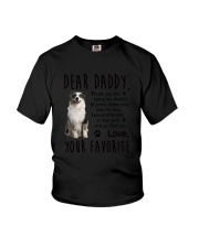 Daddy Australian Shepherd Youth T-Shirt thumbnail