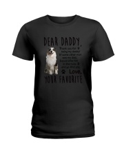 Daddy Australian Shepherd Ladies T-Shirt thumbnail
