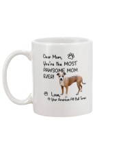 Pawsome Mom American Pit Bull Terrier Mug back