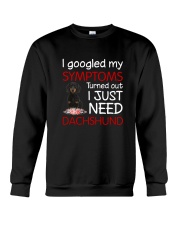 Dachshund Symptoms Crewneck Sweatshirt thumbnail