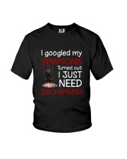 Dachshund Symptoms Youth T-Shirt thumbnail