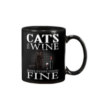Cat And Wine Mug thumbnail