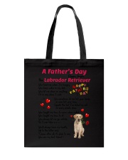 Poem From Labrador Retriever Tote Bag thumbnail