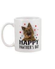 German Shepherd Happy Pawther Day Mug back