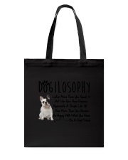 French Bulldog Dogilosophy Tote Bag thumbnail