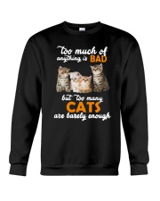 Cat Barely Enough Crewneck Sweatshirt thumbnail