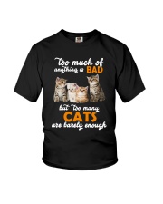 Cat Barely Enough Youth T-Shirt thumbnail