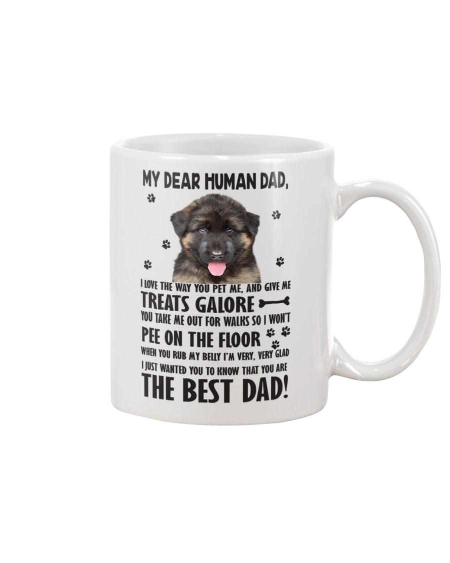 Human Dad German Shepherd Mug
