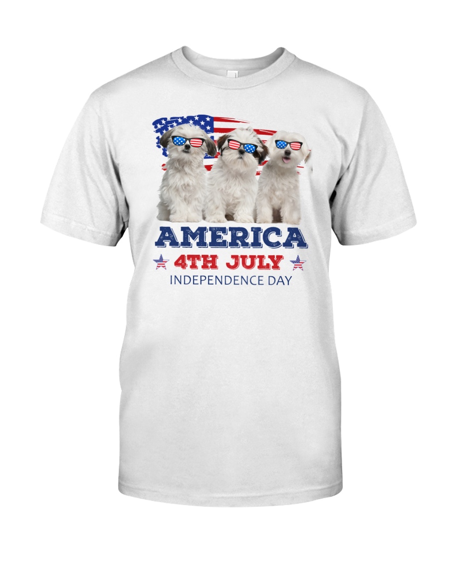4th July Shih Tzu Classic T-Shirt