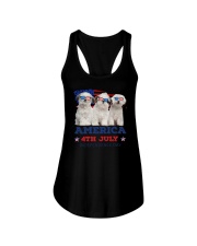 4th July Shih Tzu Ladies Flowy Tank thumbnail