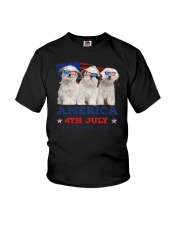 4th July Shih Tzu Youth T-Shirt thumbnail