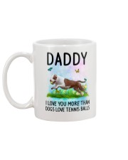 Daddy I Love You More American Pit Bull Terrier Mug back