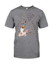 Cat I Love You More Classic T-Shirt front