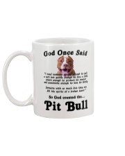 Pitbull God Said Mug back