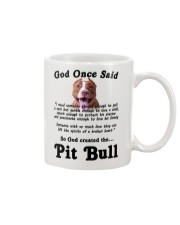 Pitbull God Said Mug front