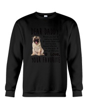 Daddy Pug Crewneck Sweatshirt thumbnail