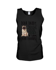 Daddy Pug Unisex Tank thumbnail