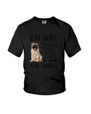 Daddy Pug Youth T-Shirt thumbnail