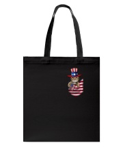 Cat America Flag Tote Bag thumbnail