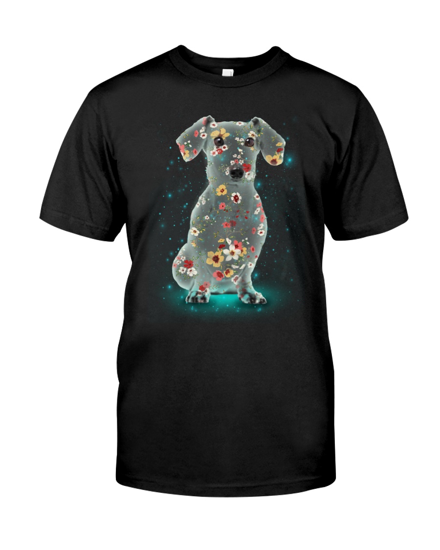 Phoebe - Dachshund Flower 12418 - 02 Classic T-Shirt