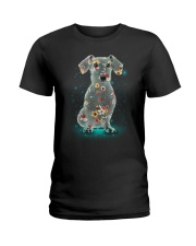 Phoebe - Dachshund Flower 12418 - 02 Ladies T-Shirt thumbnail