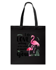 Flamingo I Love You Tote Bag thumbnail