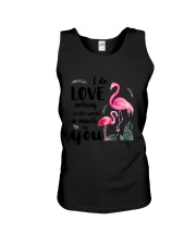 Flamingo I Love You Unisex Tank thumbnail
