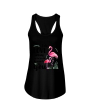 Flamingo I Love You Ladies Flowy Tank thumbnail